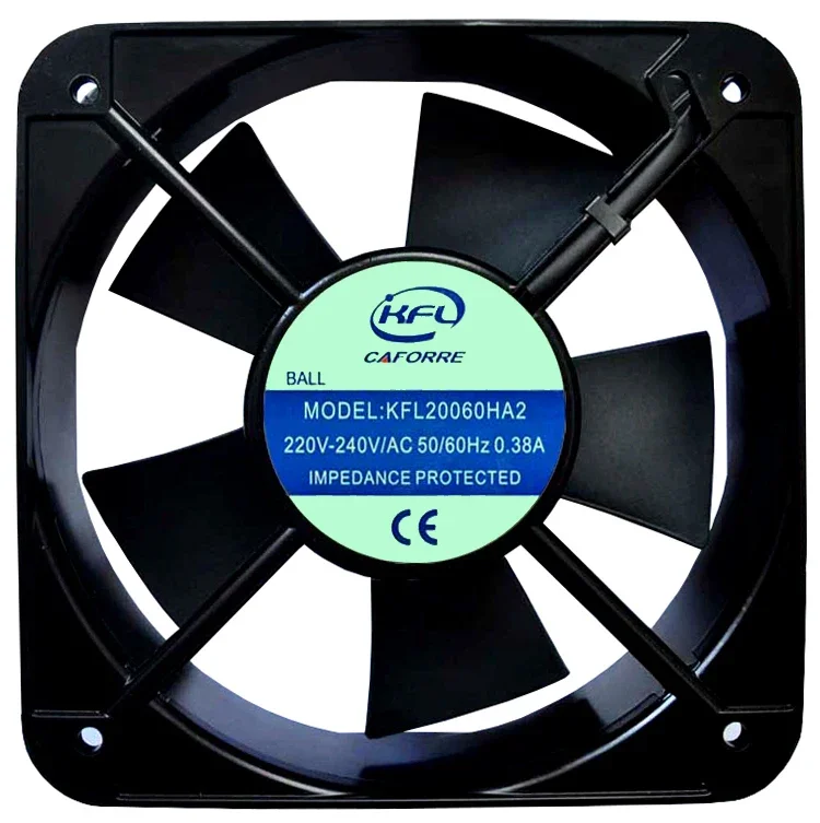 Axial Flow Fan, 200x200x60mm, 20060, 220V/110V/380V, 200mm - detail 2