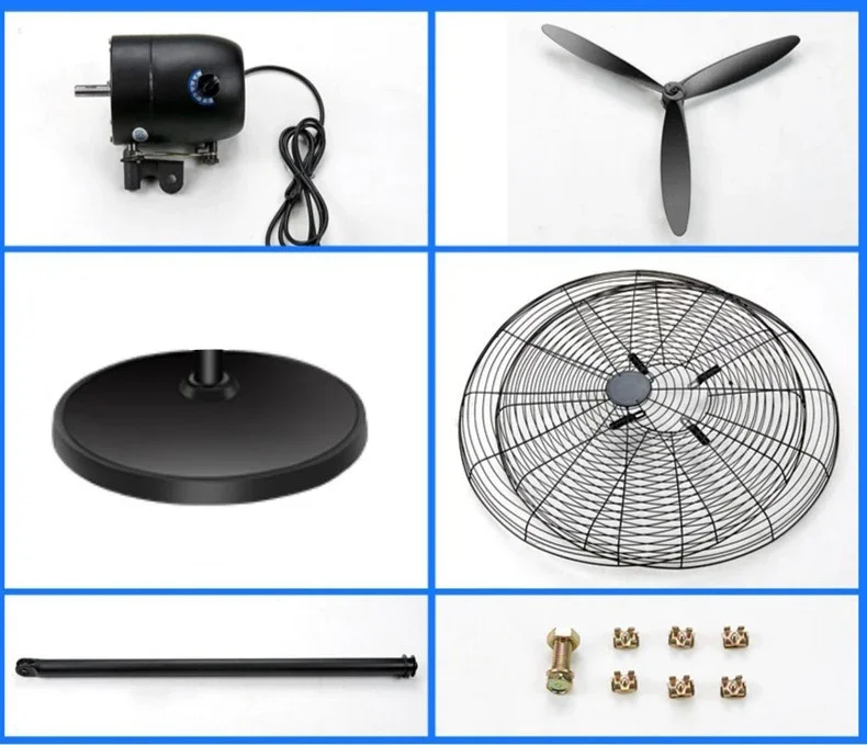 Electrical Wall Mount Fan, Electric Power - detail 22