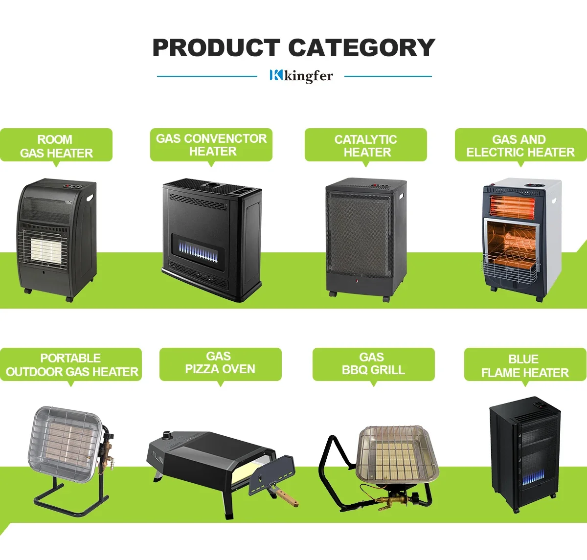 Steel Gas Space Heater, 12KW, Powder Coated Steel - detail 4
