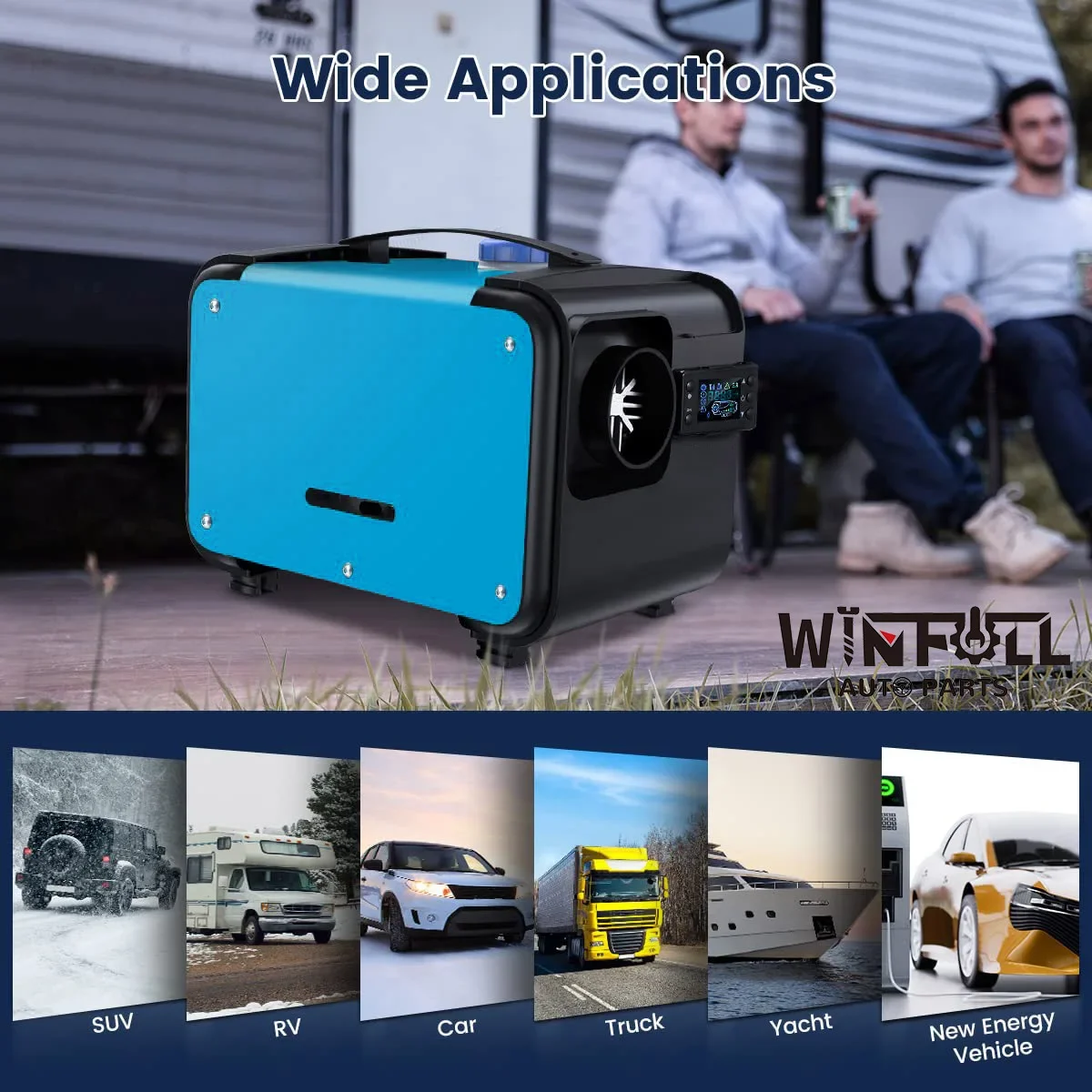 Parking Heater, WINFULL, 3-IN-1, 12V/24V/220V, 1-8kW - detail 4