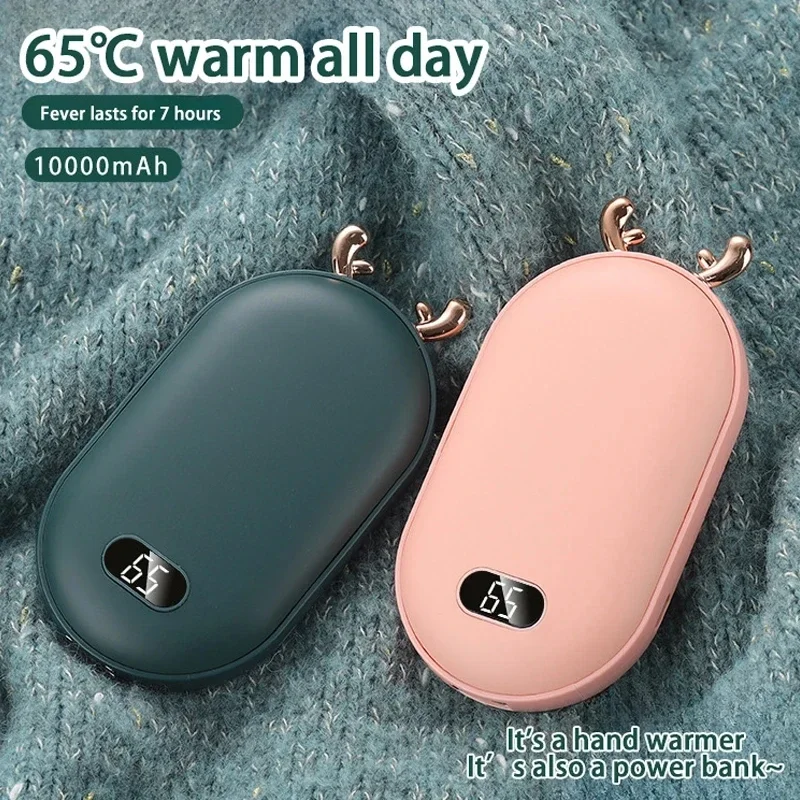 Hand Warmer, 2-in-1, 10000mAh, USB, Portable - detail 8