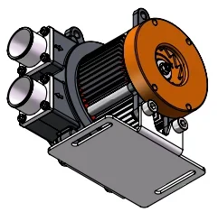 Flow Mini Turbo Blower, 40kpa, 92M3/h, Brushless, 10kw - detail 2