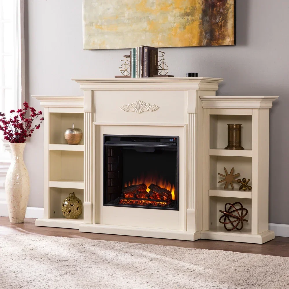 Electric Fireplace, 70-inch, Wooden - detail 8