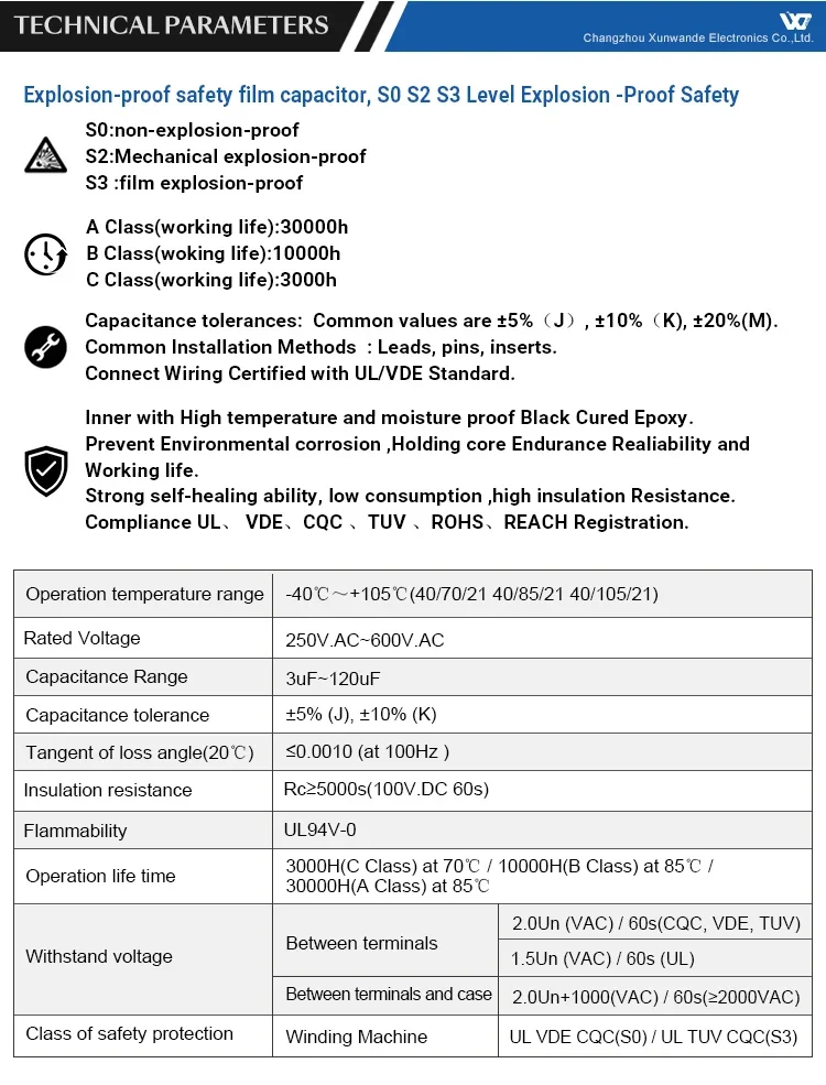 Ceiling Fan, CBB60, 450V, 8uf, Plastic - detail 8