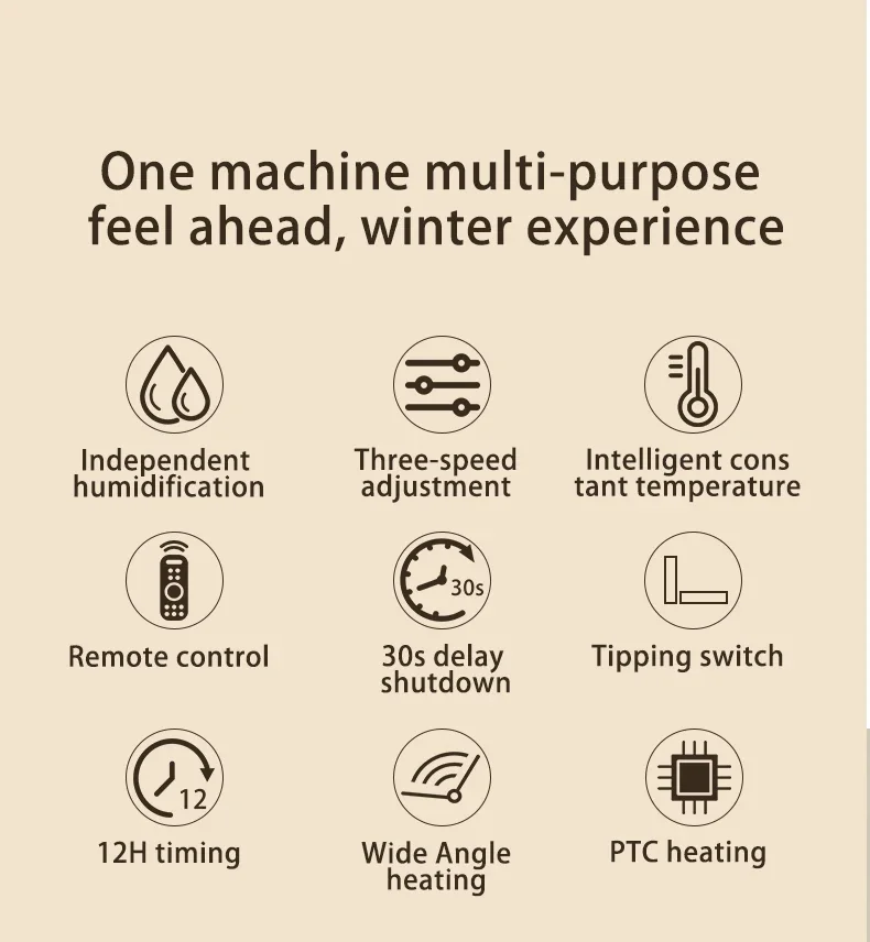 Heating Winter Heater, PTC, AC100-240V, Electric - detail 4