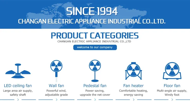 Electric Household Industrial Fan, 240V, Aluminium - detail 2