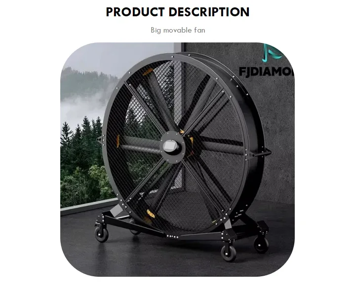 Industrial Cooling Fan, 2M, 6.6FT, 1.5M, 4.9FT - detail 2