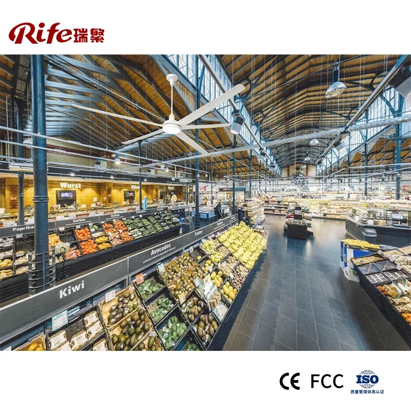Low Noise Fan, HVLS, Roof - detail 16