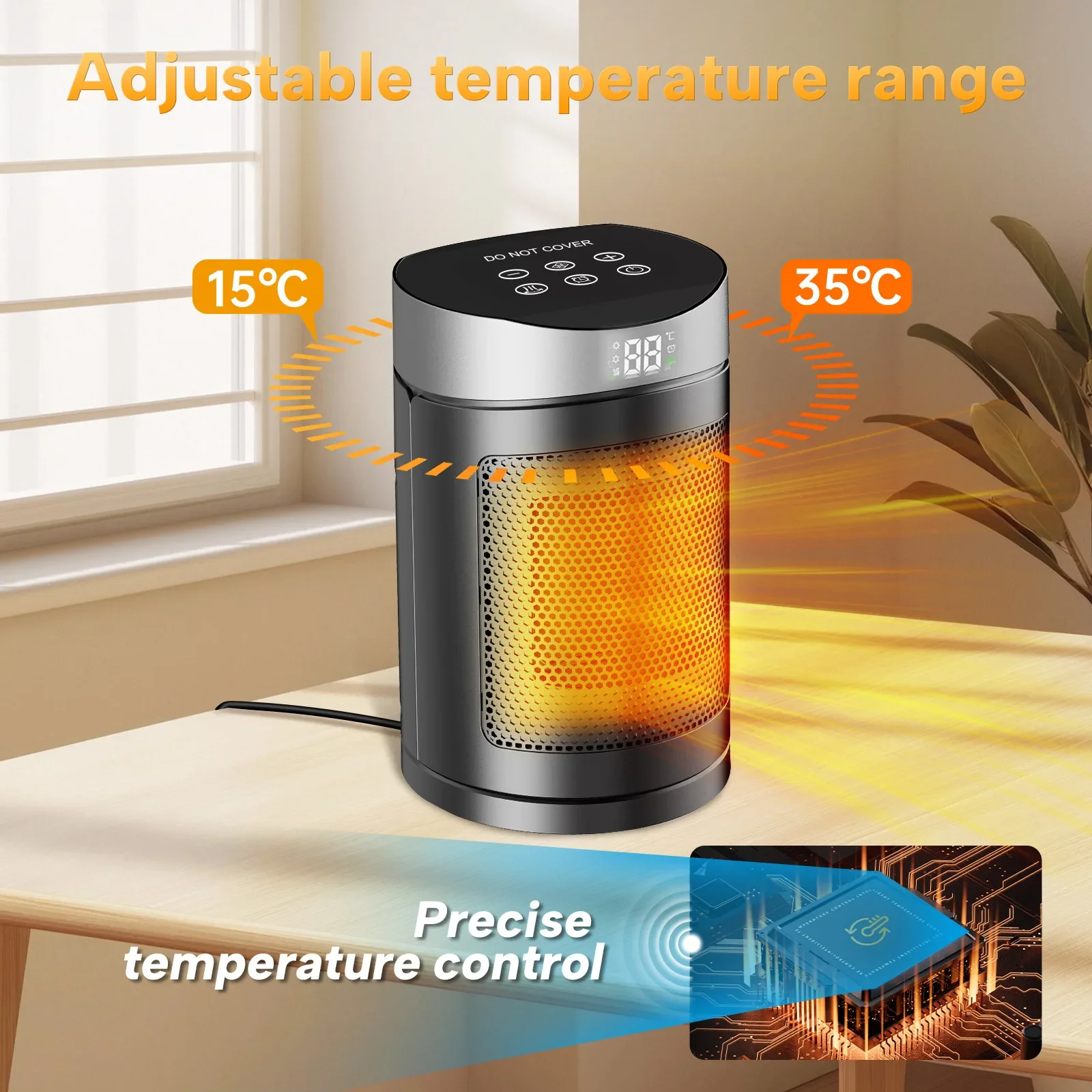 Warm Air Blower, 1500W, 1500 W, Plastic - detail 16