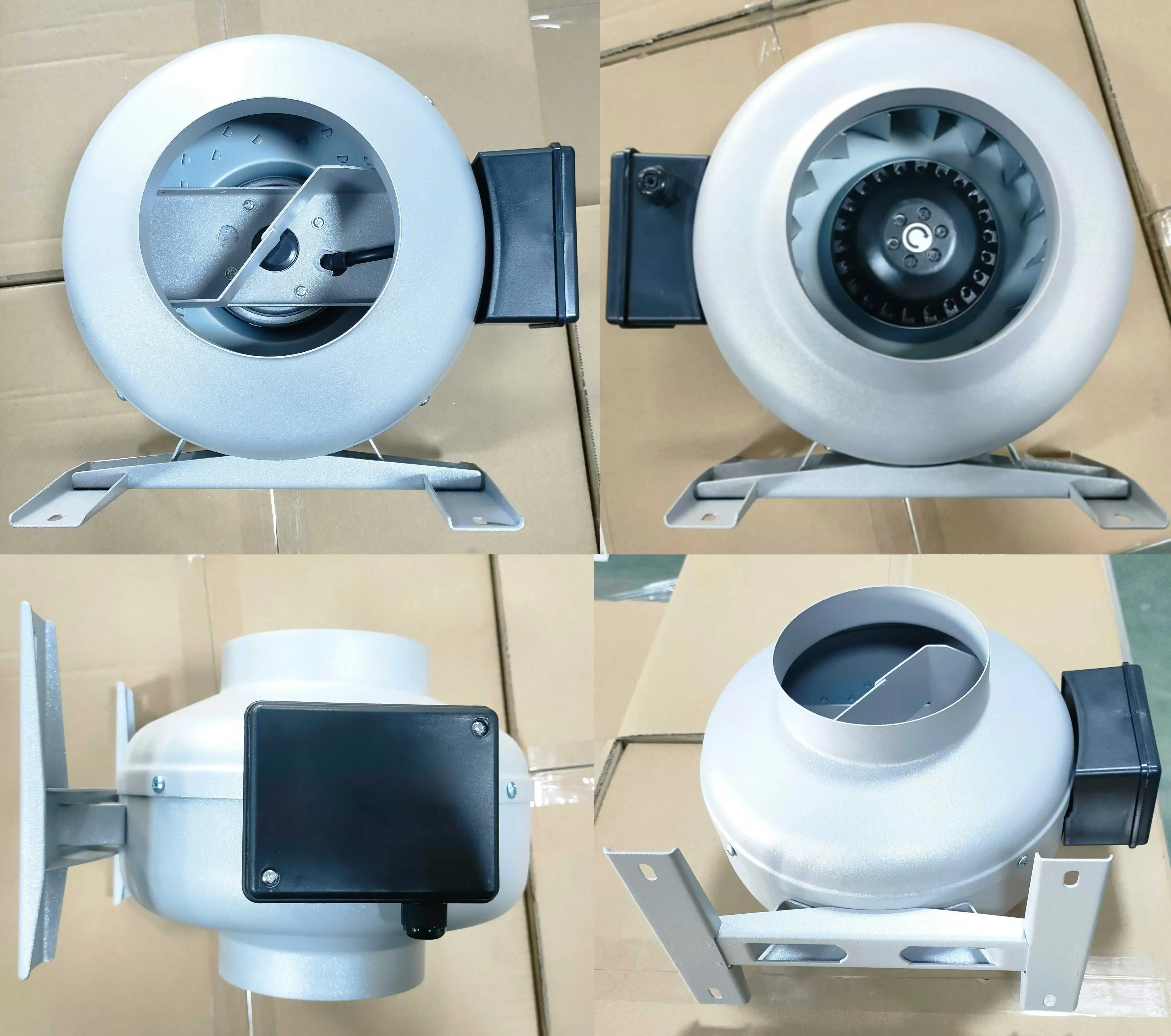 125mm Smoke Exhaust Duct Fan, External Rotor, Steel Housing - detail 18