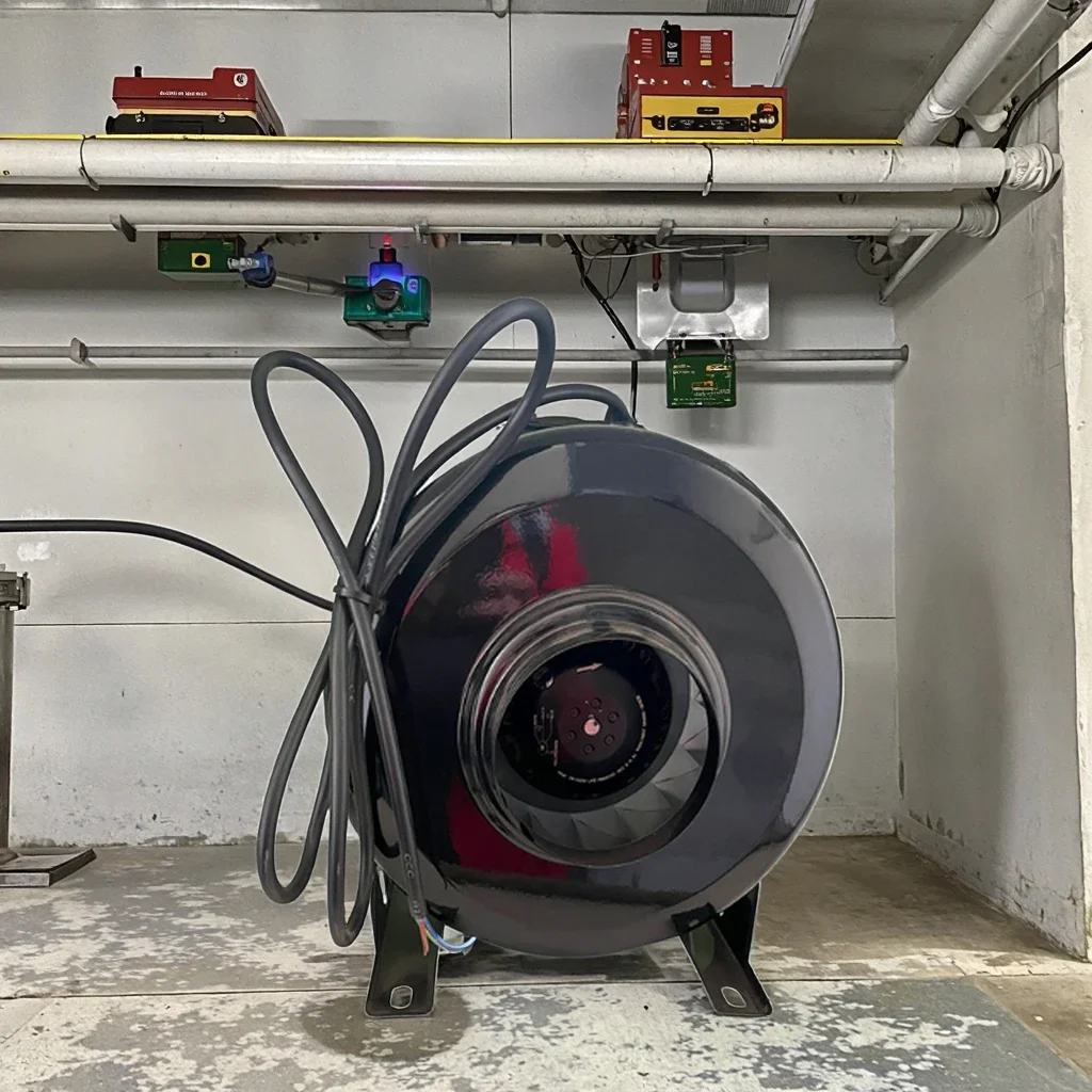 Inline Exhaust Fan, 12", 220V, Stainless, Steel - detail 22