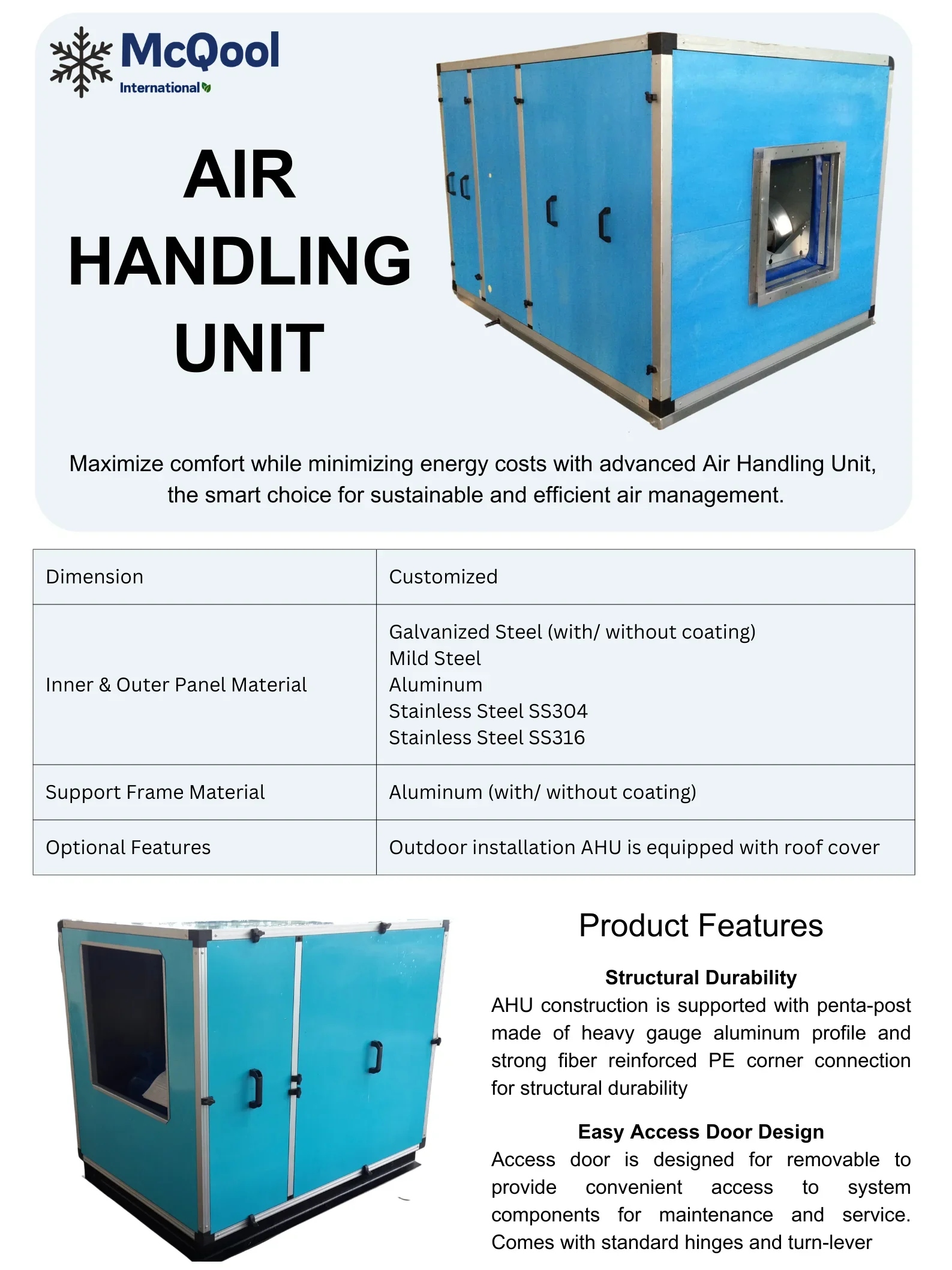 Air Handling Unit, HVAC, AHU - detail 4