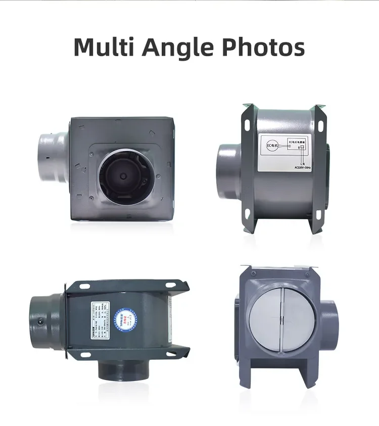 Centrifugal Split Duct Fan, Axial, Stainless Steel, FAX10-15E - detail 14