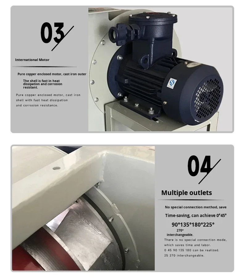 Centrifugal Fan, B4-72, Stainless, Steel, Explosion-proof - detail 28