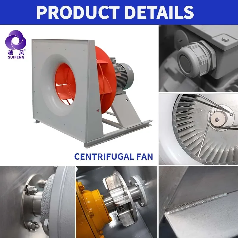 Radial Fan, 220 V, Cast Iron - detail 16