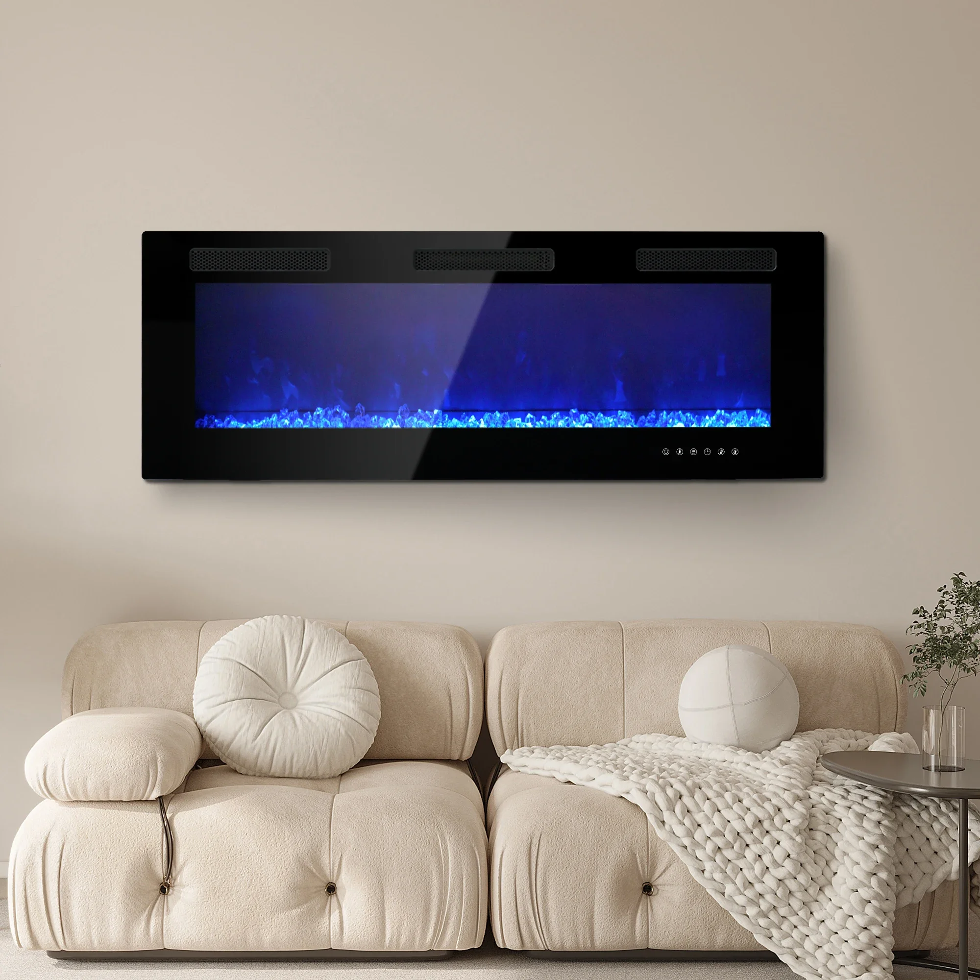 Electric Fireplace, WFP, Wall - detail 4