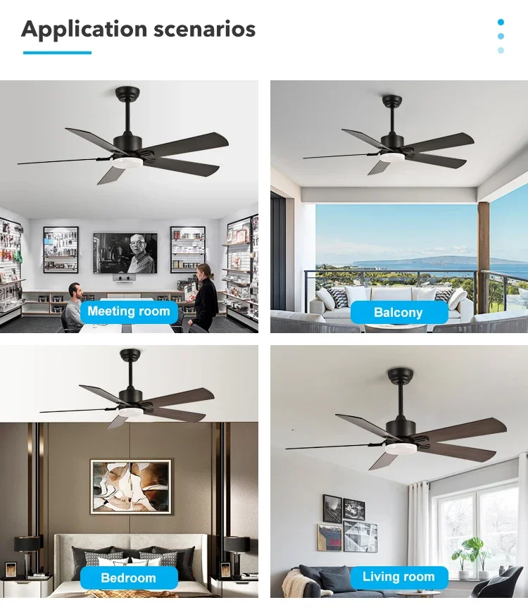 Ceiling Fans, FE+Plywood Blade, F5671A-52 - detail 16