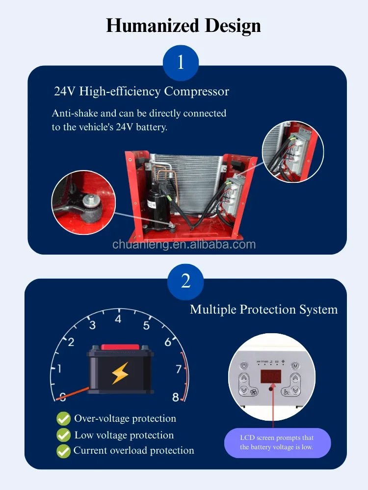 Split Truck Air Conditioner, 12V/24V, DC12V, 1800W - detail 28