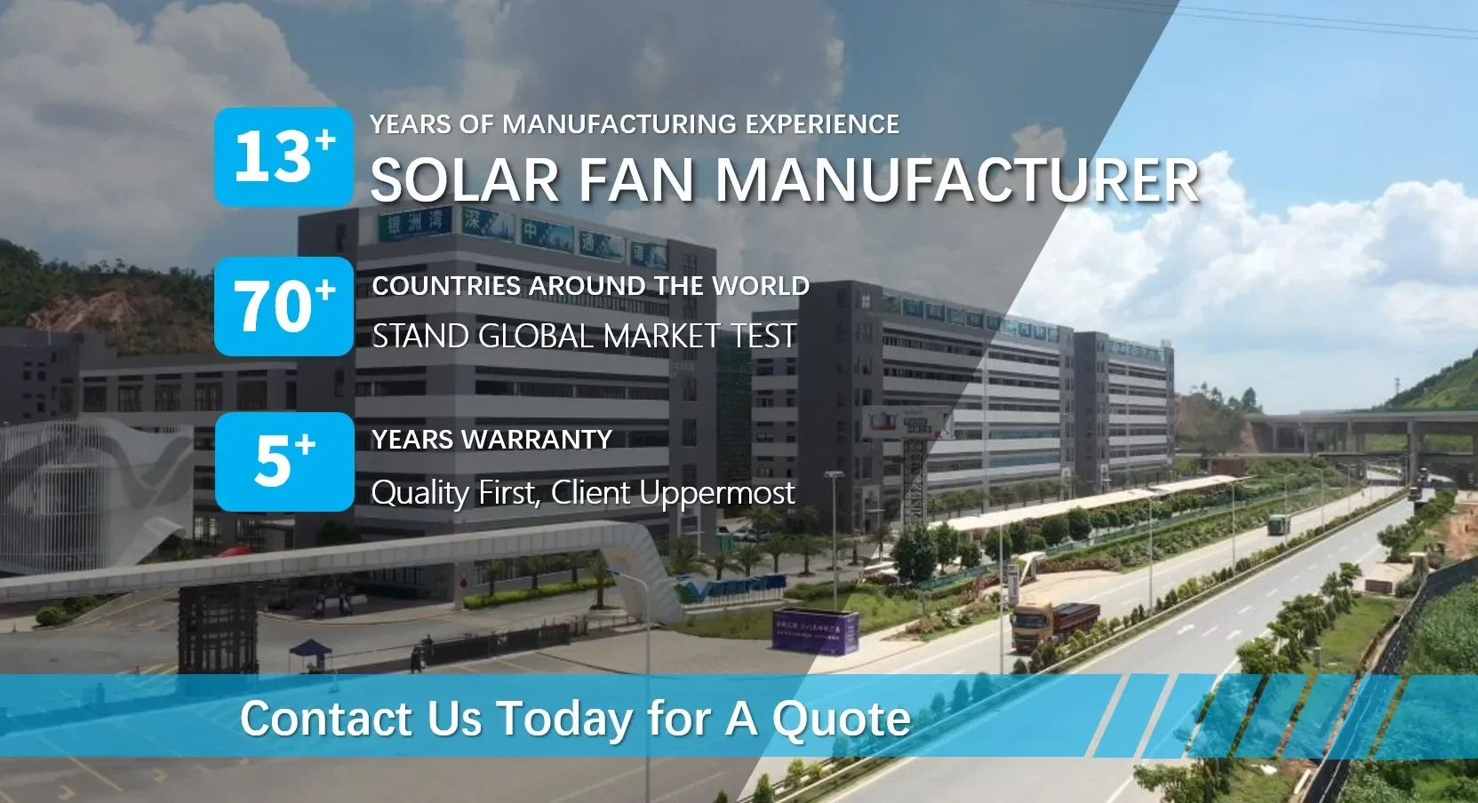 Solar Attic Vent Fan, 25W-60W, Brushless, Roof - detail 10