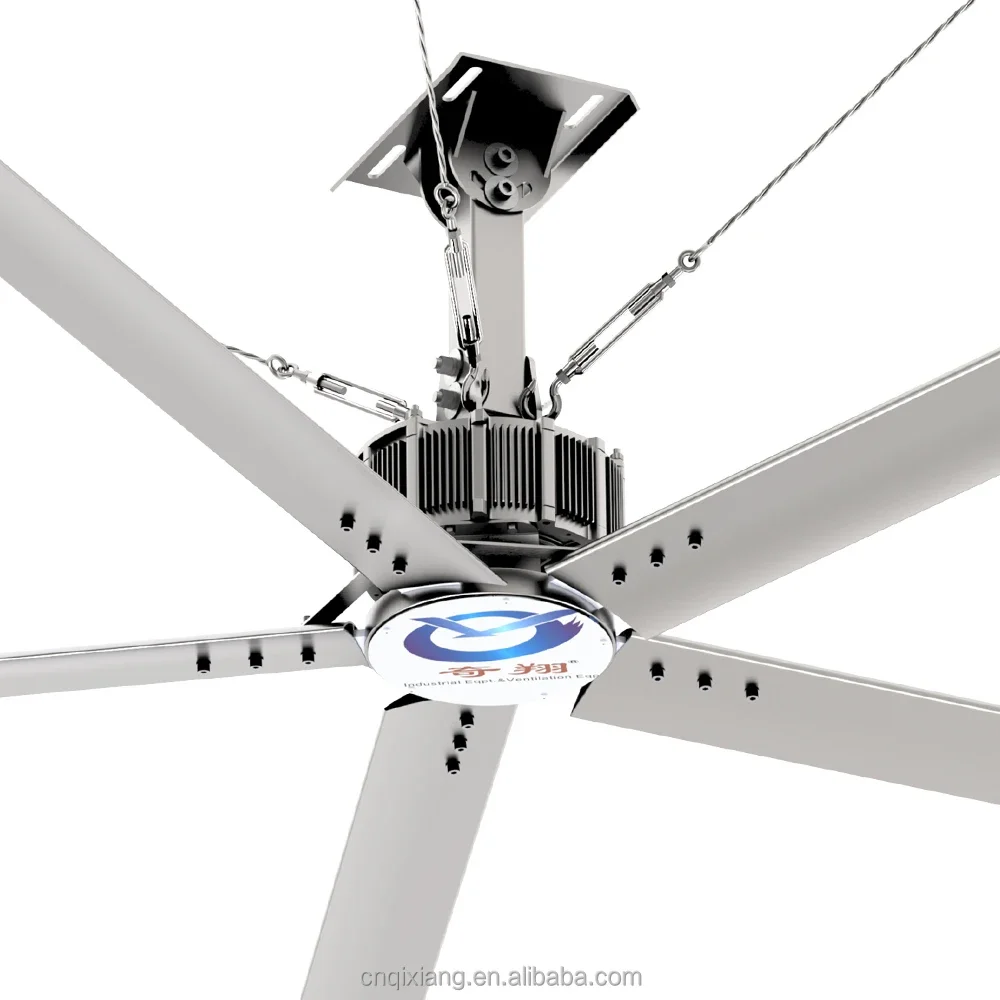 Blades Industrial Hvs Fan, 10ft, 3m, Aluminum, HVLS - detail 4