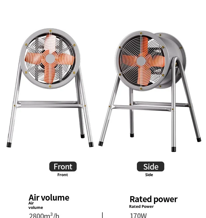 Blade Industrial Axial Fan, 220V, Aluminum - detail 26