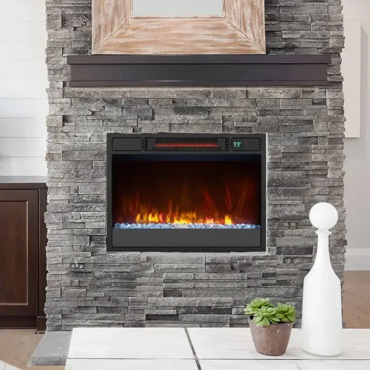 Electric Fireplace, 1500W, Metal - detail 10