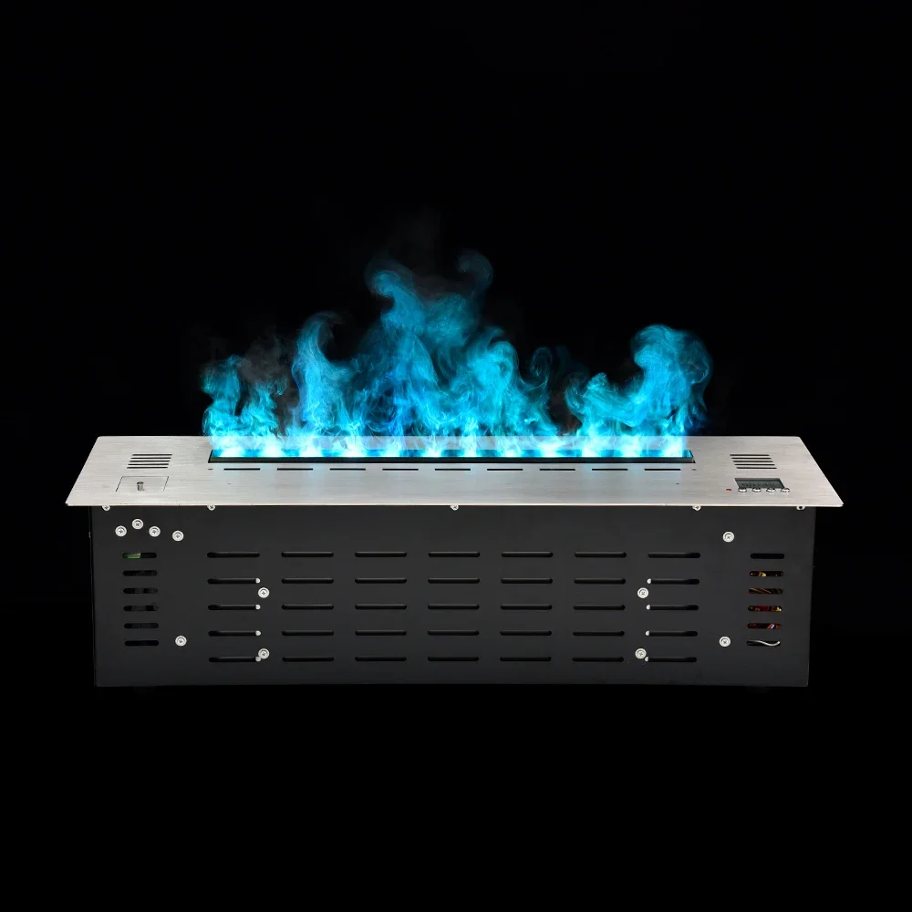 Electric Fireplace, 800-2000mm, 3D, Steel - detail 30