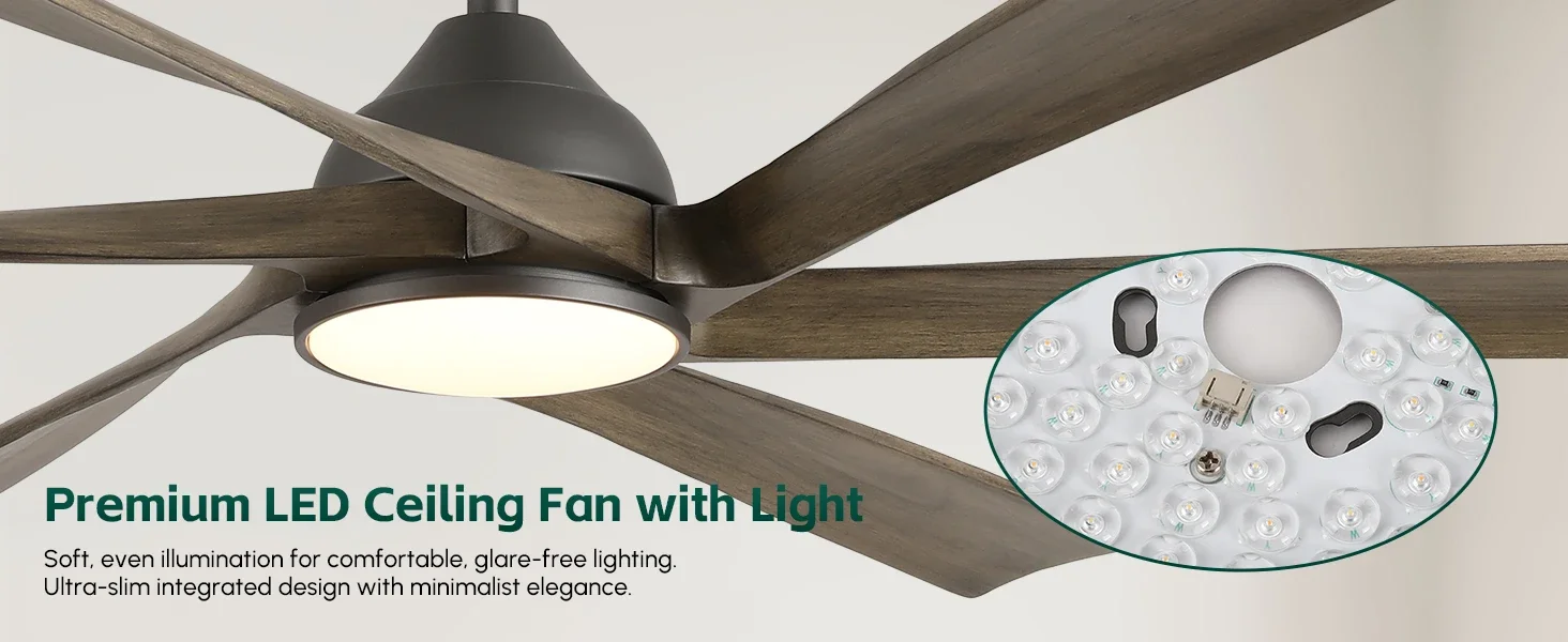 Smart Ceiling Fan, LED, 8282 CFM, 40W(0.05hp) - detail 14