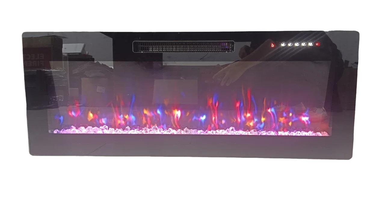 Electric Fireplace, Wall, 750W, Metal - detail 58