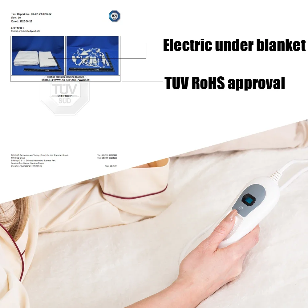 Underblanket Double Bed Heater, 220V-240V, 60 W(0.08hp) - detail 6