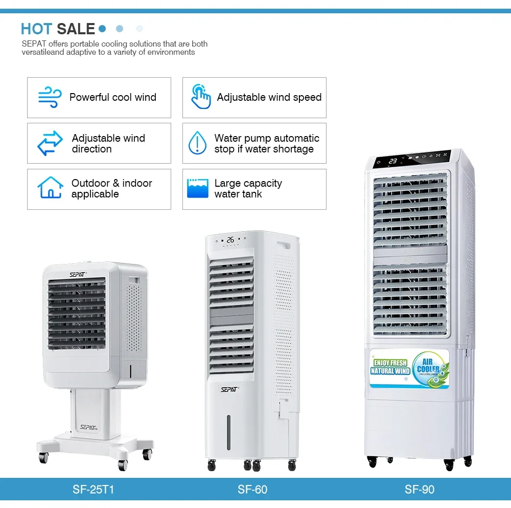 Evaporative Air Cooler, Portable, 25l, 230V - detail 16