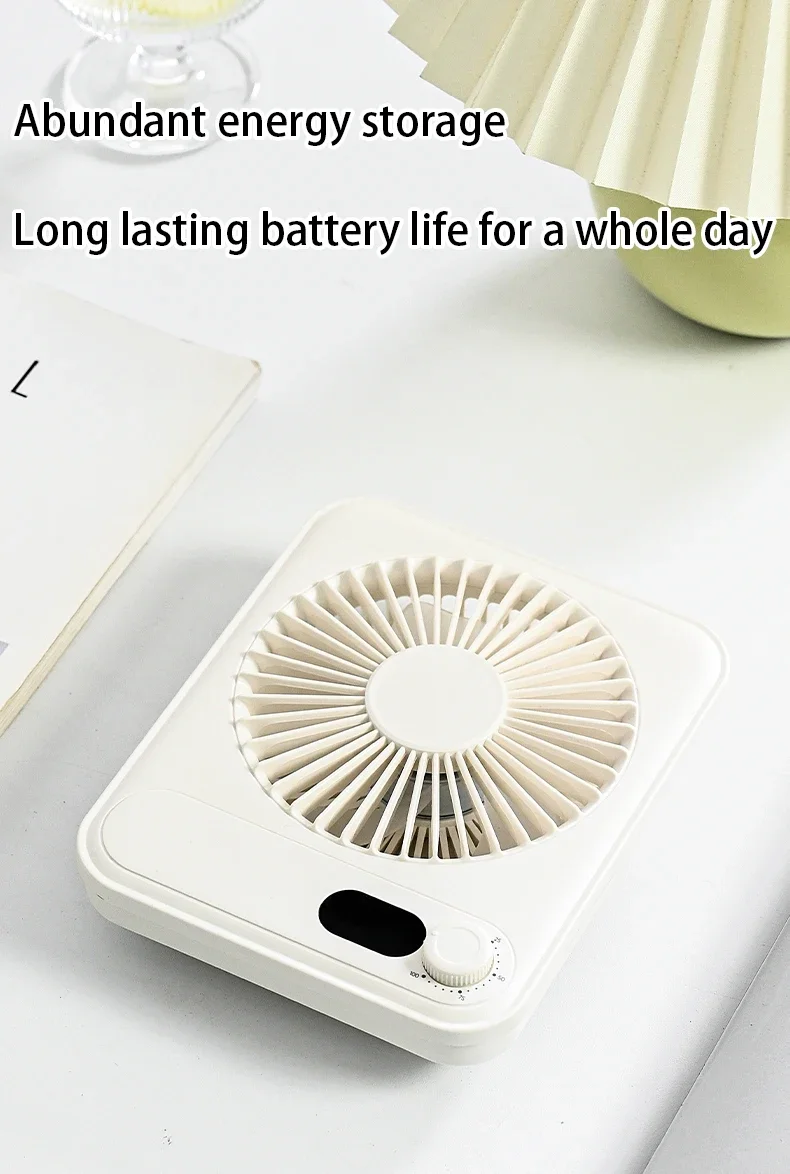 Plastic Table Fan, Portable, USB, 1200mAh, Brushless - detail 12