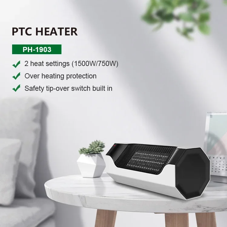Free Standing Ptc Heater, 1500W, Plastic - detail 2