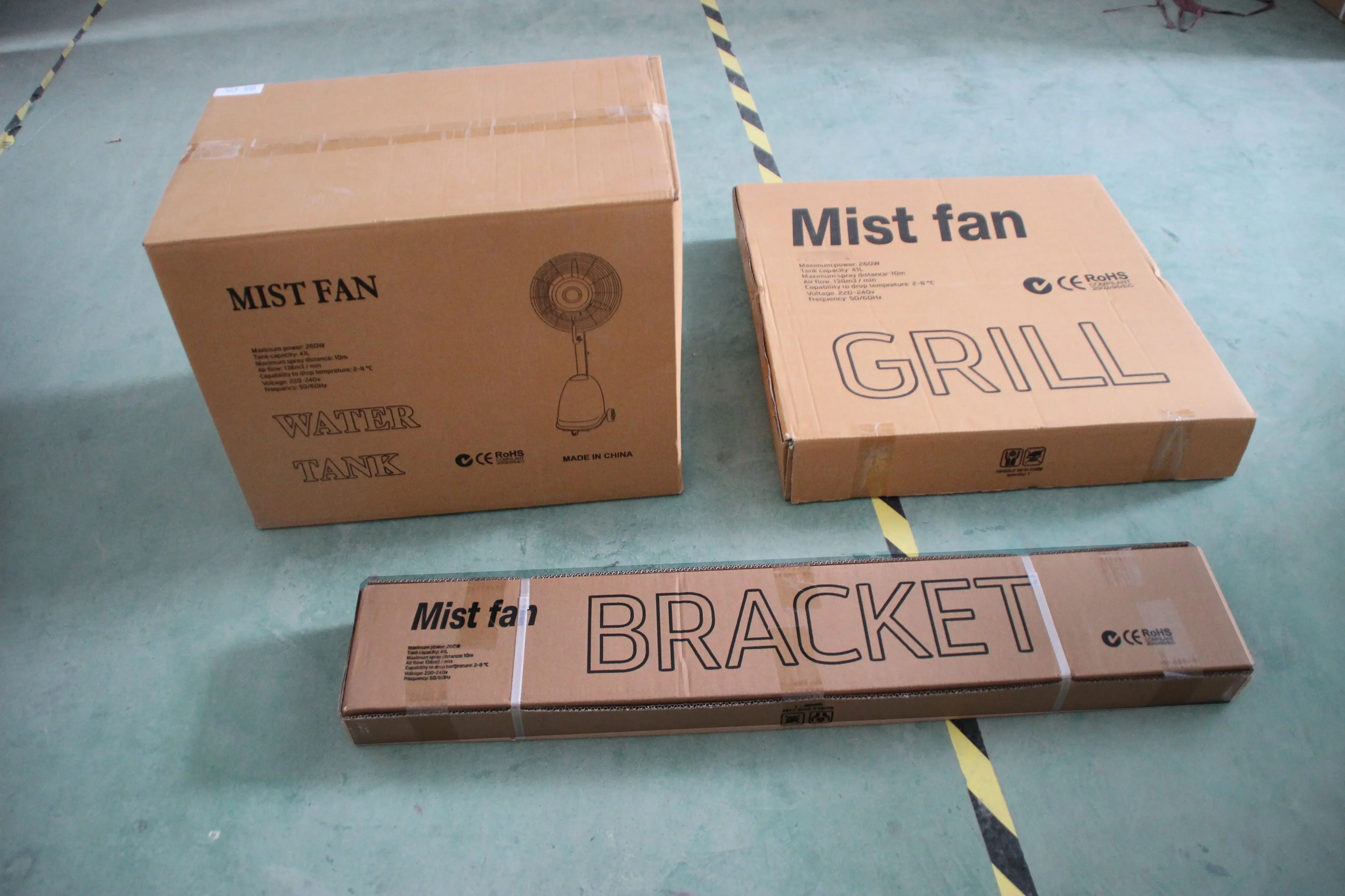 Water Cooling Mist Fan, Portable, 220v, 145m³ - detail 4