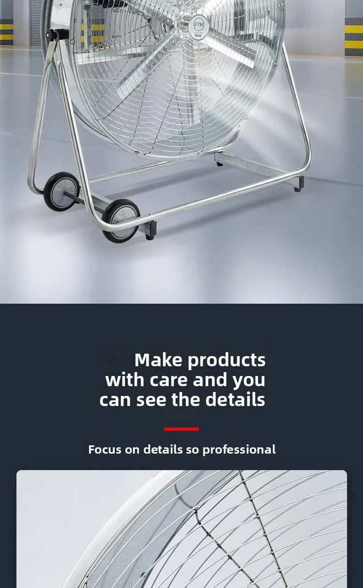 Exhaust Movable Ventilation Fan, 24", 30", 36", Portable - detail 26