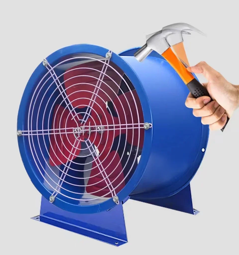 Iron Axial Duct Fan, Cast, Wall - detail 4
