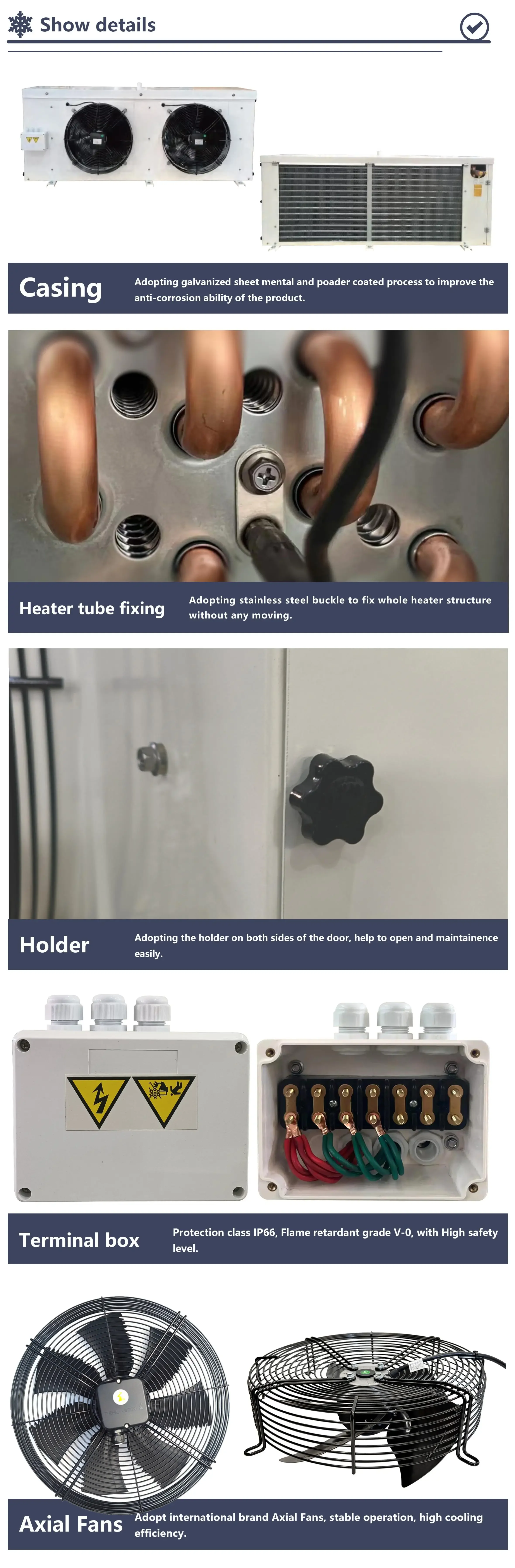 Evaporative Air Cooler, RUIXUE, R-404A - detail 10