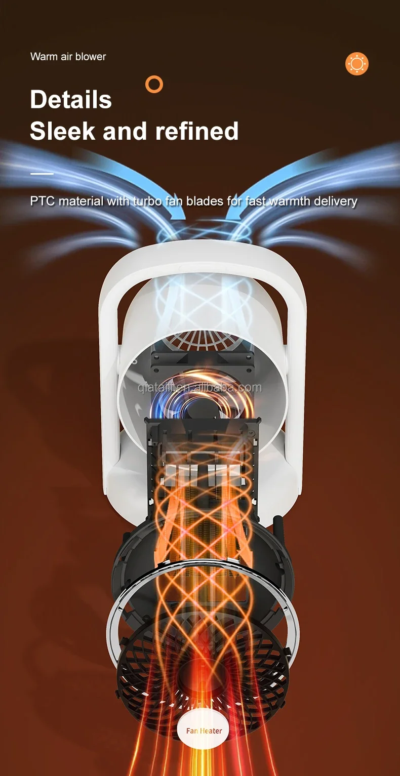 Winter Warmer, PTC, Portable, 1500W, ABS - detail 10