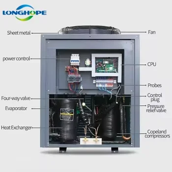 Swimming Pool Heat Pump, Titanium, 220 V, 10KW - detail 16