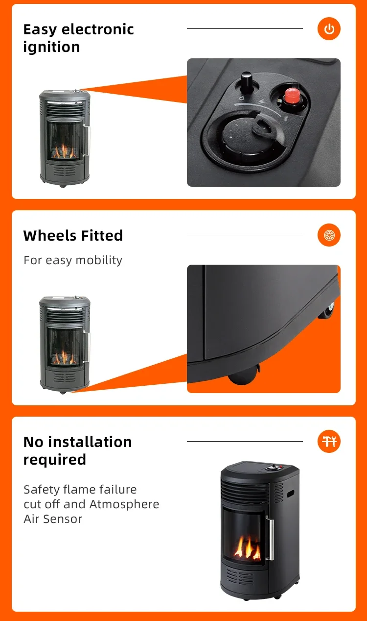 Gas Heater, Portable, Battery, FH-508 - detail 12