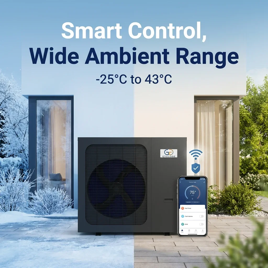 Air Heat Pump, R290, COP, GTGLOBE, JLB-6004 - detail 6