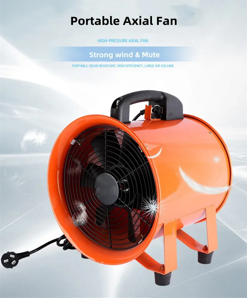 Industrial Exhaust Moveable Ventilator, 8", 10", 12", 14'' - detail 10