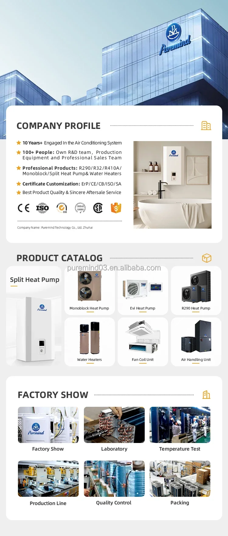 Midea Air Conditioner, R32, R410a, 9000Btu, 230V - detail 14