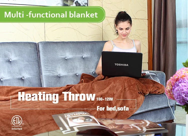 Fast Heating Electric Blanket, ETL, 60"x70" - detail 8