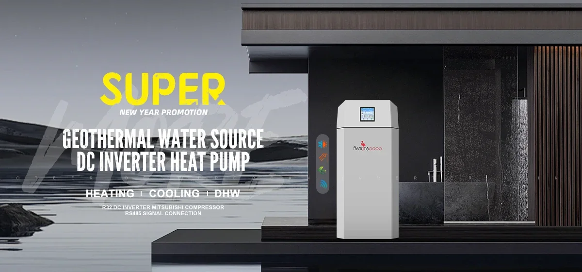 Inverter Geothermal Heat Pump, R32, 8kw, 10kw, 13kw - detail 2