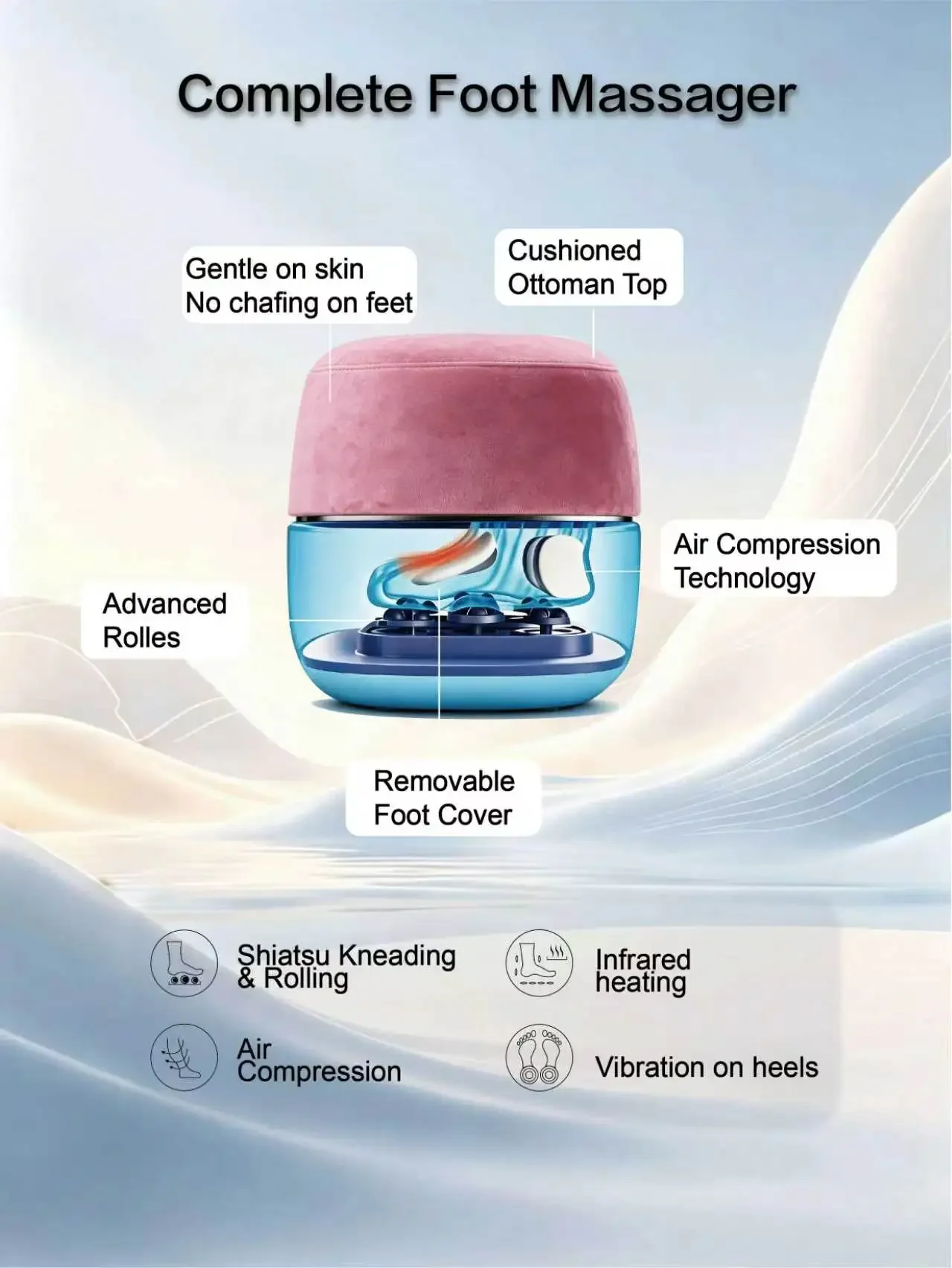 Foot Hand Warmers, Foot Massager, Q5 - detail 6