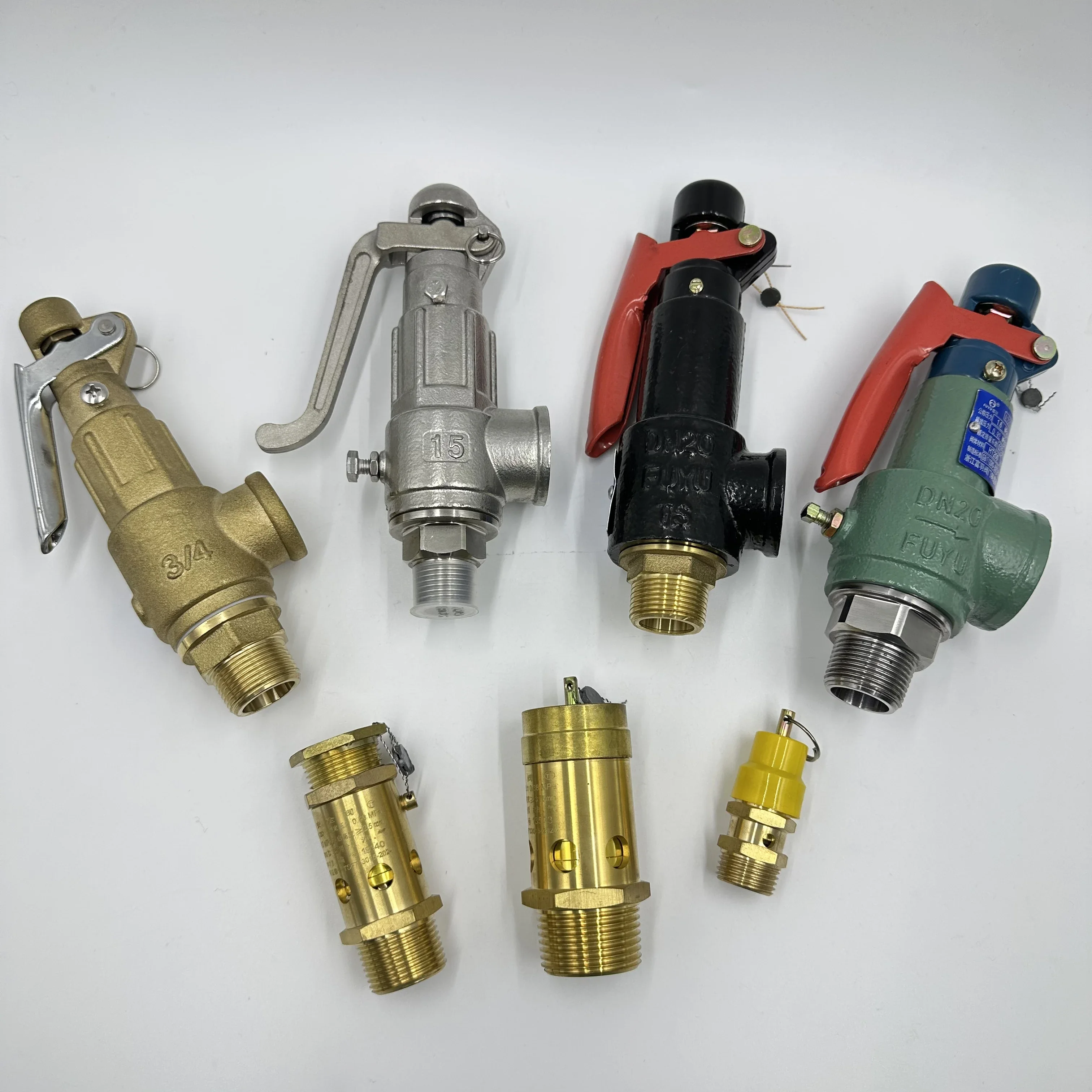 Brass Micro-start Safety Valve, A27W-16T, Manual - detail 4