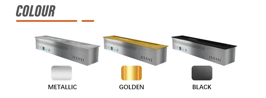 Steel Metal Ethanol Fireplace, Stainless Steel - detail 10
