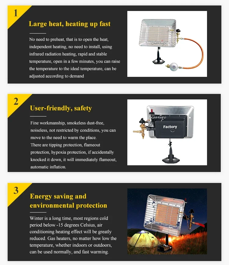 Gas Heater, Portable, Metal - detail 26
