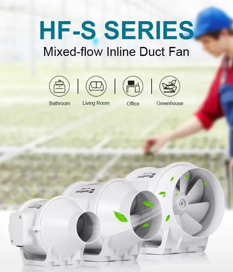 Inline Duct Exhaust Fan, Plastic, IP44 - detail 6